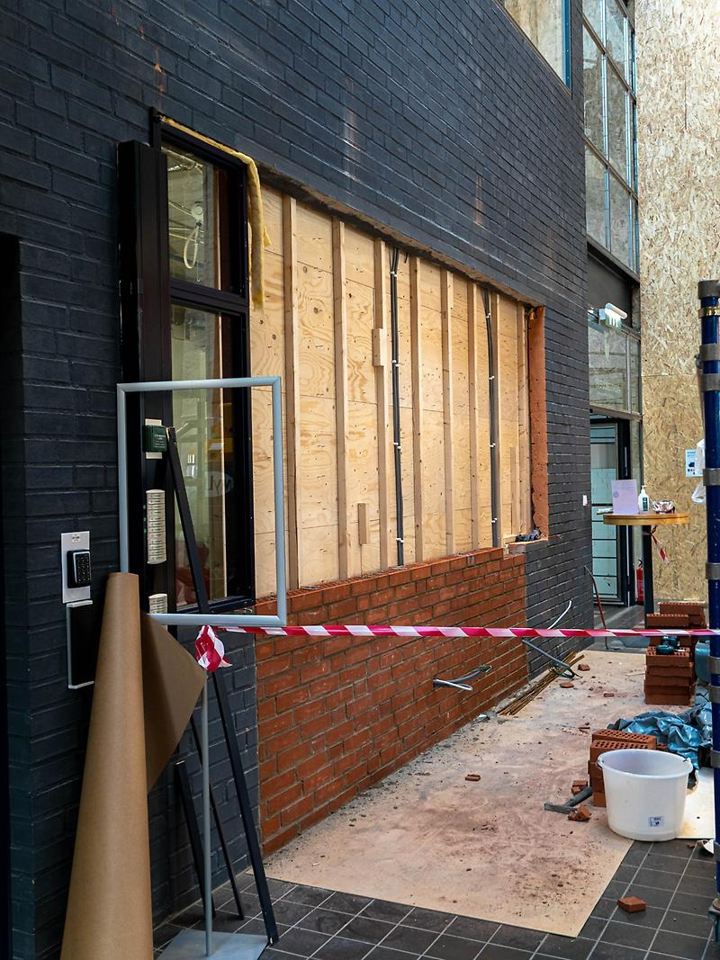 Här kommer snart våra apparater för utlån och återlämning att finnas. 