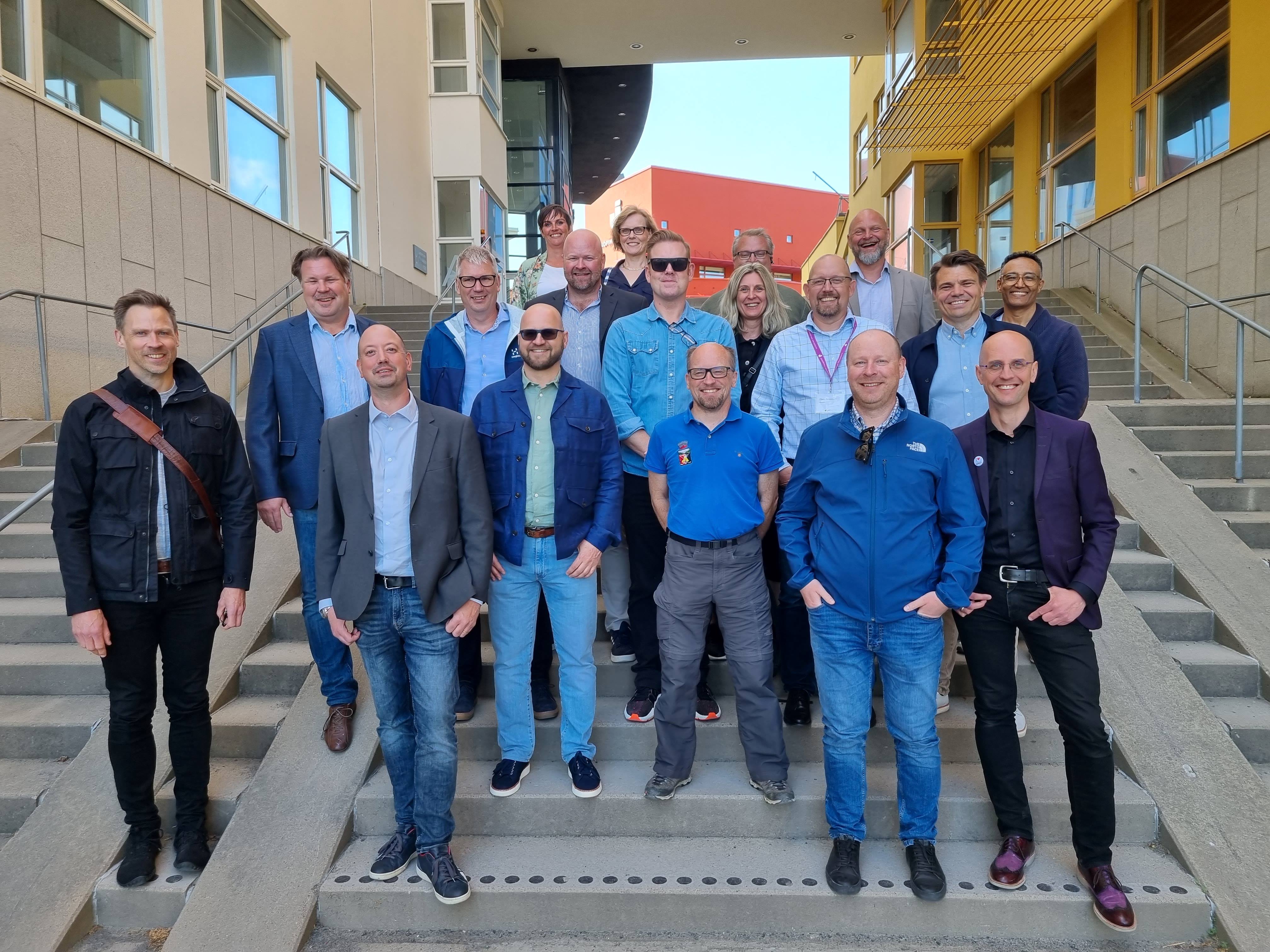 Återträff på Tekniska Högskolan.