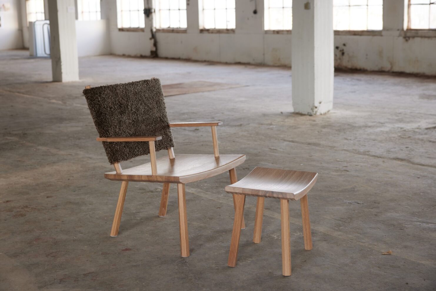 Stol tillverkad av JTH-studenter.