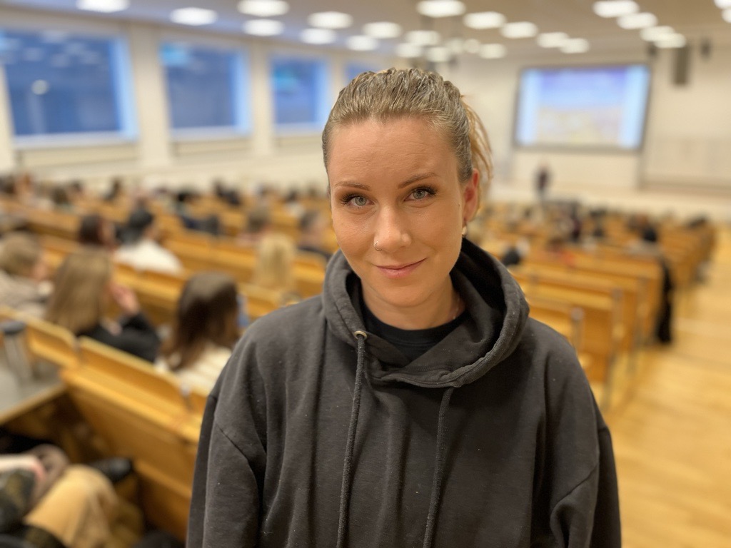 Student på Hälsohögskolan.