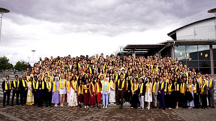 Avslutning vid Tekniska Högskolan, studenter